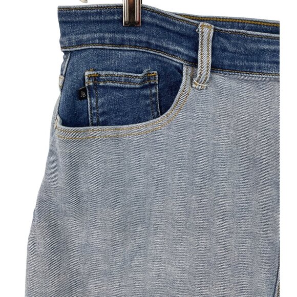 Judy Blue Color Block Denim Shorts Womens Size 2XL - Picture 4 of 9